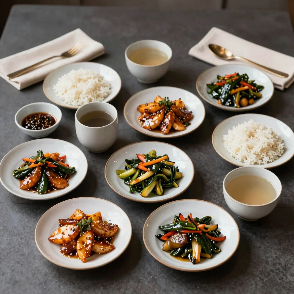 Chinese Lunch Table